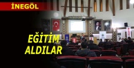 Fuar öncesi eğitim aldılar