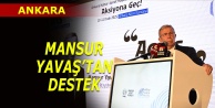 Mansur Yavaş'tan destek