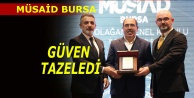 MÜSİAD Bursa'da Alparslan Şenocak güven tazeledi