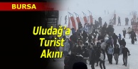Uludağ'a turist akını