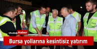 Bursa Ulaşımına Nefes Aldıran Çalışmalar: Büyükşehir Belediyesi 17 İlçede Sahada