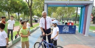 Bursa'da Çocuklara Güvenli Bisiklet Sürüş Eğitimi