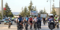 İnegöl'de 'Zaferden Kurtuluşa' Bisiklet Turu Coşkusu