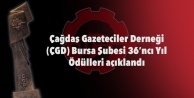 ÇGD Bursa Ödülleri Sahiplerini Buldu: Merdan Yanardağ ve TELE1'e 'Basın Dayanışma Ödülü'