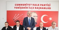 CHP Bursa İl Başkanı Nihat Yeşiltaş Yenişehir'de: 'Halk Adaletle İktidara Yürüyen CHP'yi Bekliyor'