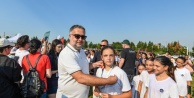 Osmangazi Belediyesi Mini Voleybol Şenliği'nde 1500 kız çocuğunu buluşturdu