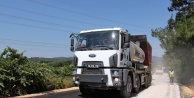 Bursa Büyükşehir Belediyesinden Mudanya kırsalında 8.8 kilometrelik yol yenileme çalışması