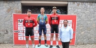 Nilüfer Belediyesi 1. Bölge 3. Etap Dağ Bisikleti Yarışı'nda 95 sporcu pedal çevirdi