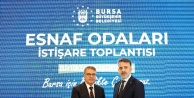 Bursa Büyükşehir Belediyesi esnaf temsilcileriyle istişare toplantısında buluştu