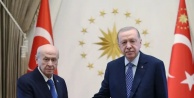 Cumhurbaşkanı Erdoğan ile Devlet Bahçeli Külliye'de bir araya geldi