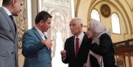 Osmangazi Belediye Başkanı Erkan Aydın, Prof. Dr. Mehmet Haberal ve Şükran Kütükçü'yü Bursa'da ağırladı