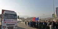 6 Tır Bayırbucak İçin Yola Çıktı!