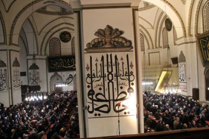 Ulu Cami'de Kandil Coşkusu!