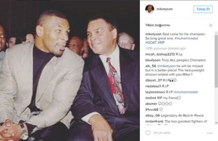 Ünlü İsimlerden Muhammed Ali'ye VEFA!