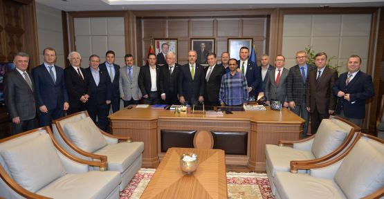 Yeni Yönetim İlk Ziyaretini Recep Altepe'ye Yaptı!